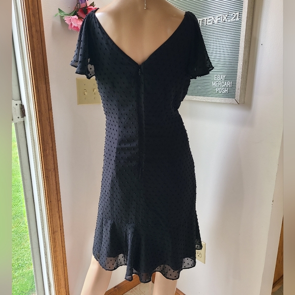 NWT J. Crew Swiss Dot Chiffon Flutter Dress Size 6 (sm) - Picture 5 of 9